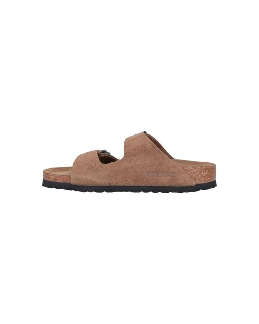 Birkenstock White Sandals Leather