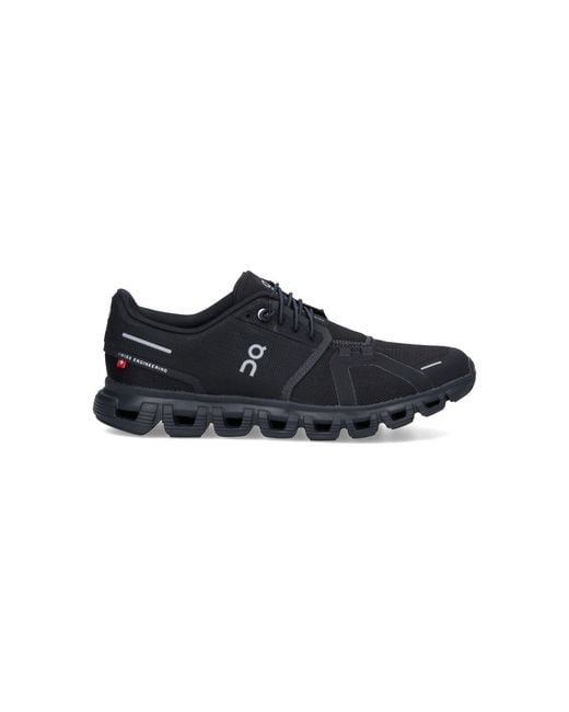 On Shoes Black "Cloud 6" Sneakers for men