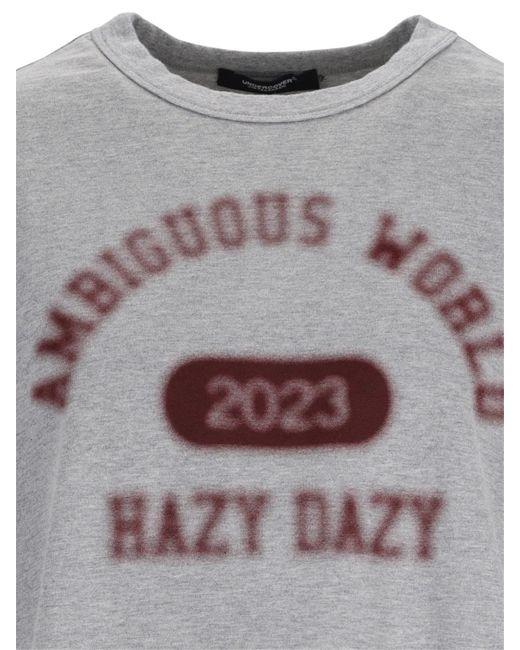 Undercover Gray 'ambiguous World' T-shirt