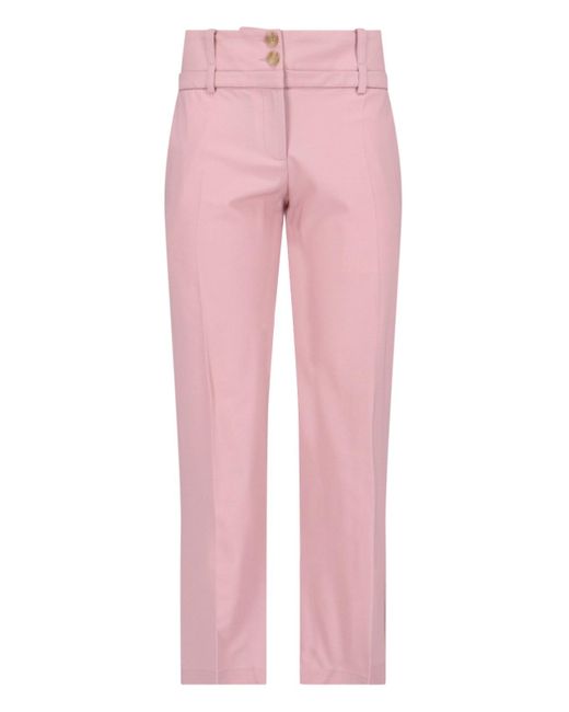 Eudon Choi Pink Straight Trousers