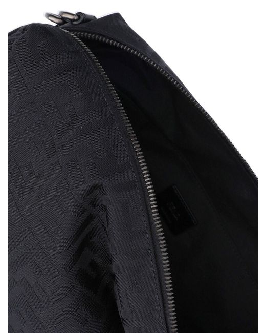 Fendi Black Medium Shoulder Bag "Lui" for men
