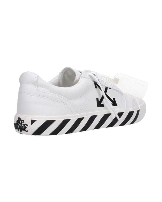 Off-White c/o Virgil Abloh White Graphics Leather Sneakers for men