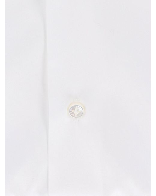 Barba Napoli White Classic Shirt for men