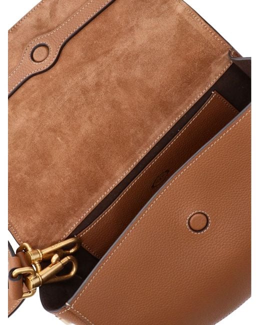 Tod's White Shoulder Bag “T-Signature”