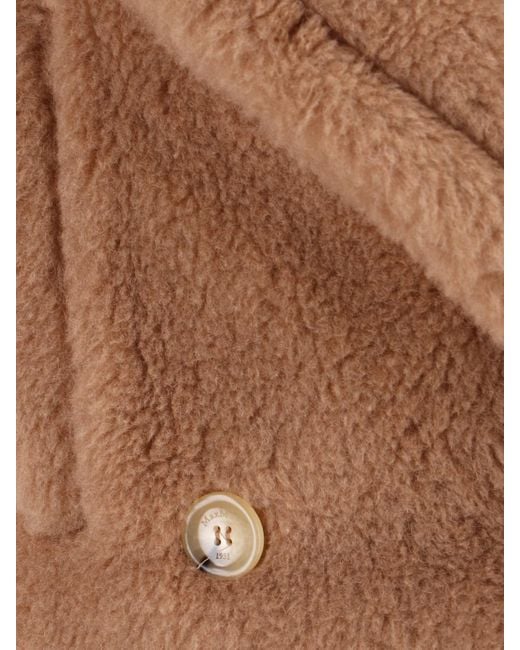 Max Mara Brown 'Teddy' Crop Vest