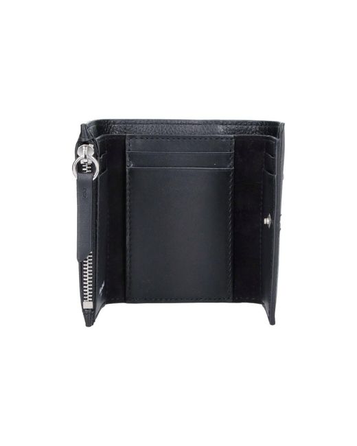 Maison Margiela Blue Leather Bi-Fold Wallet