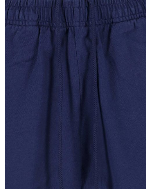 Sporty & Rich Blue Sporty-Inspired Tailored Trousers
