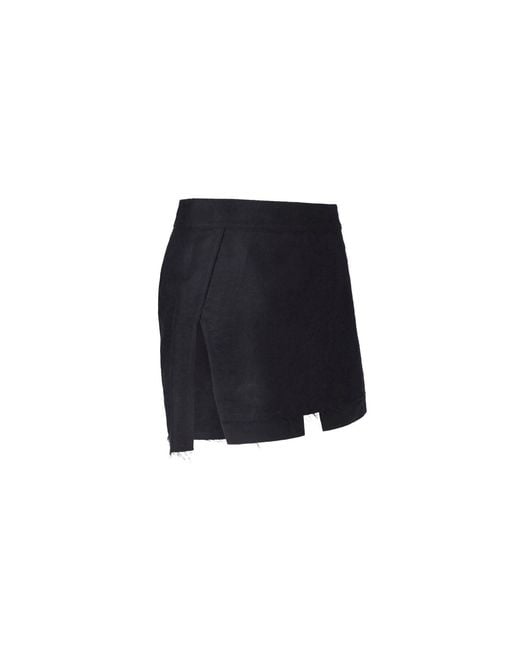 Rick Owens Black Mini Skirt