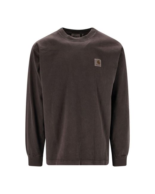Carhartt Gray T-Shirt “Vista” for men