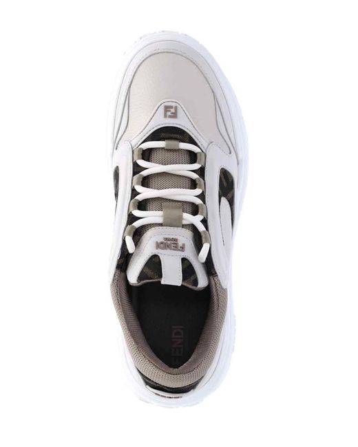 Sneakers " Force" di Fendi in White da Uomo