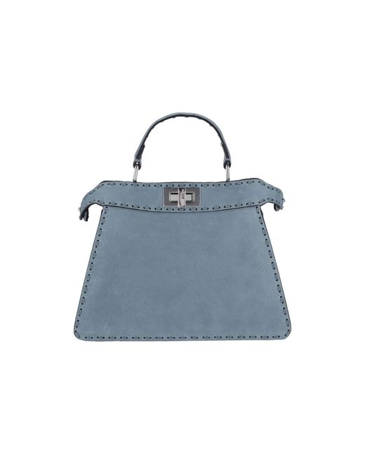 Fendi Blue "Peekaboo Iseeu" Bag