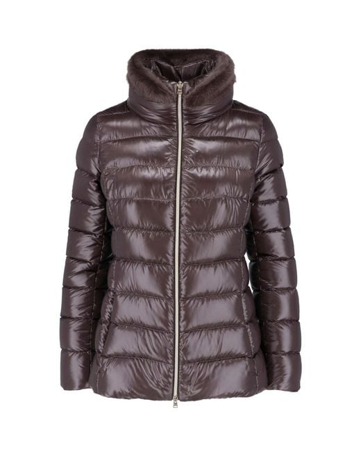 Herno Brown Padded Jacket "Claudia"