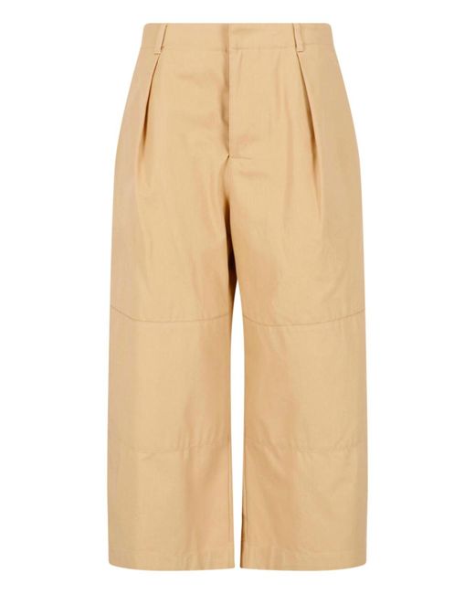 Loewe Natural Cotton Crop Pants