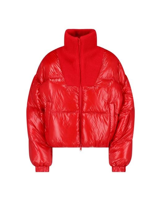 DIESEL Red Down Jacket “W-Warrior”