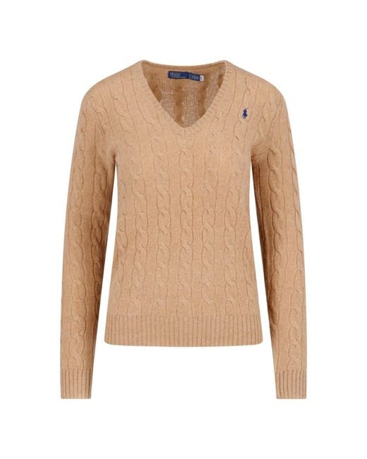 Polo Ralph Lauren White Logo Sweater