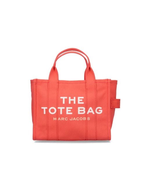 Marc Jacobs Red Small Tote Bag "The Canvas"