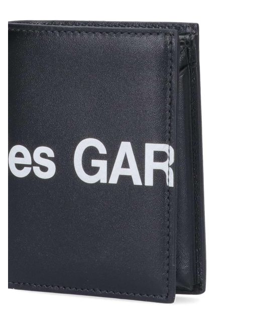 Comme des Garçons Black Bi-fold Logo Wallet