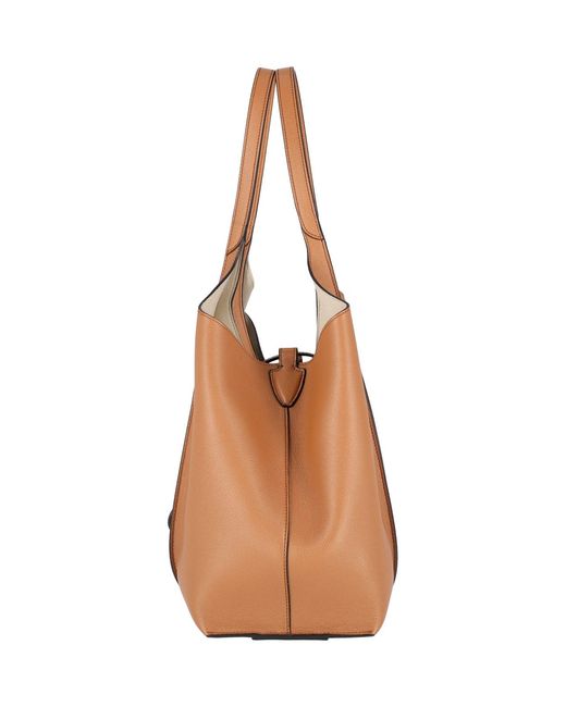 Tod's Natural T-Timeless Tote Bag