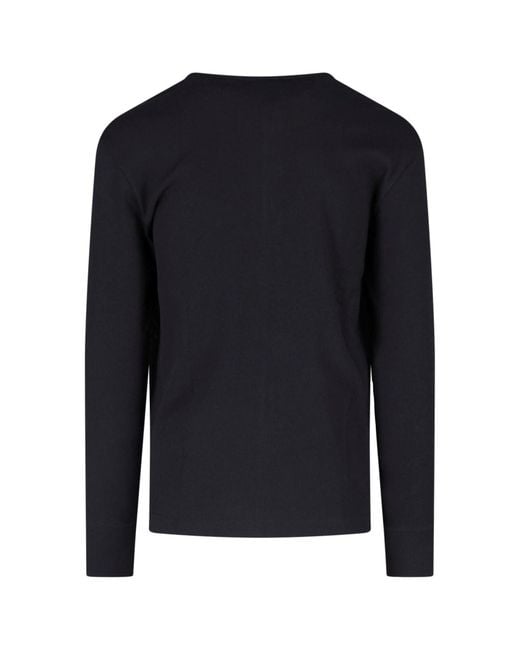 Burberry Blue Cotton-Blend Stretch T-Shirt for men
