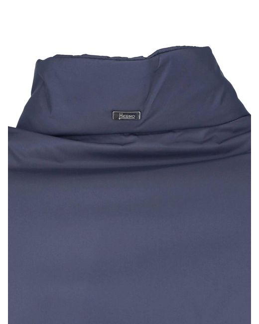 Herno Blue Technical Stretch Jacket for men