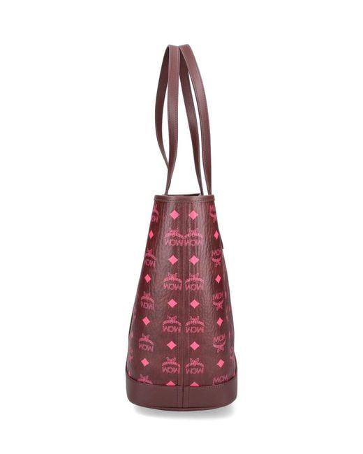MCM Purple Tote Bag "Liz"