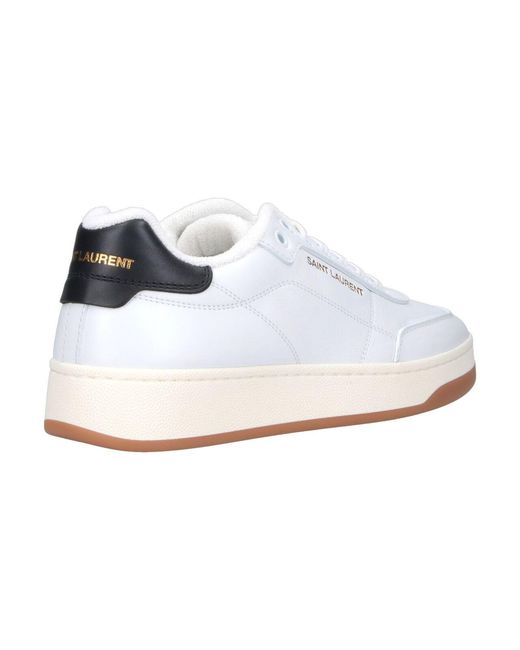Saint Laurent White "Sl/61" Sneakers for men