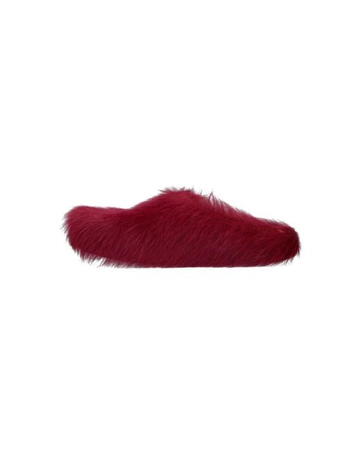 Marni Red Slip-On Mules for men