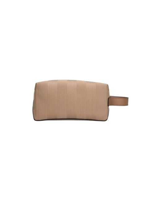 Fendi White Pouch Zip Lui" for men