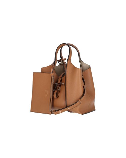Borsa Mini "T-Timeless" di Tod's in Brown