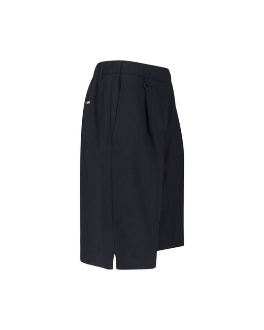 Laminar Blue Wool Blend Shorts