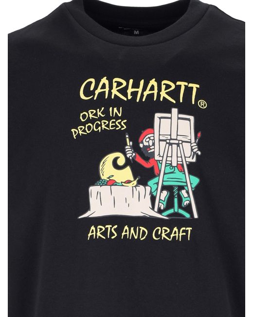Carhartt Black 's/s Art Supply' T-shirt
