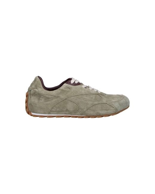 Bottega Veneta Green Sneakers "Orbit Flash"