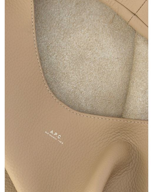 A.P.C. Natural "Le Neige" Tote Bag