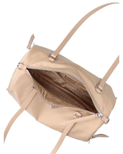 Prada Natural Bag With Logo