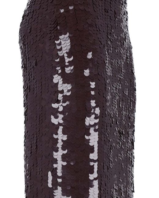 P.A.R.O.S.H. Purple Stretch Mini Skirt