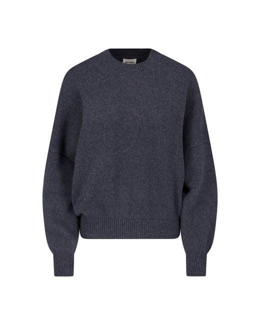 Khaite Blue Sweater "Margaux"