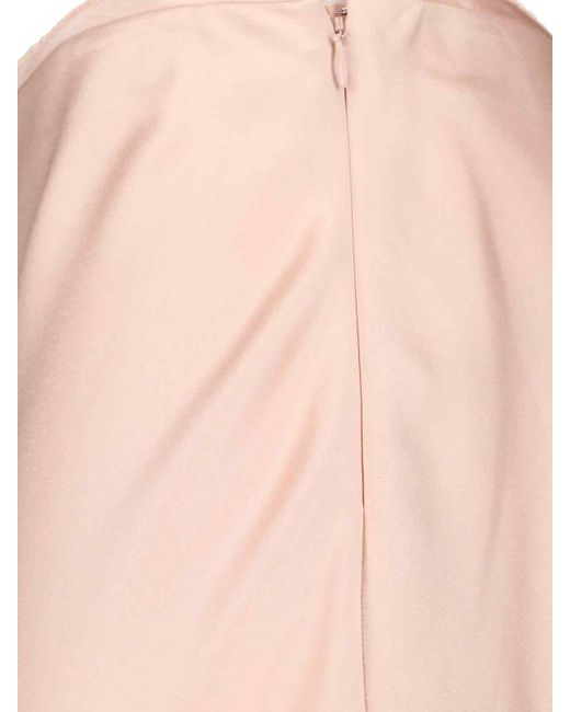 AMI Pink Midi Skirt