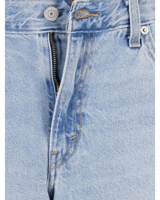 Levi's Strauss Blue Denim Shorts "Baggy Dad"