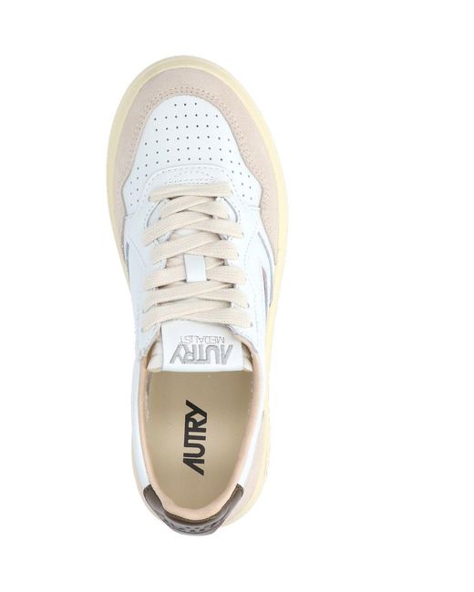 Autry White Sneakers Upper: Cow Leather