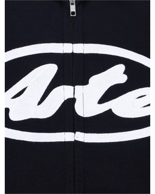 Arte' Blue Sweatshirt "Circle Logo" for men