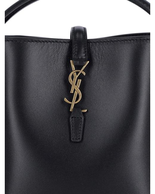 Borsa Secchiello Mini "Le 37" di Saint Laurent in Black