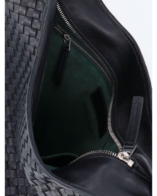 Bottega Veneta Black "Veneto" Crossbody Bag for men