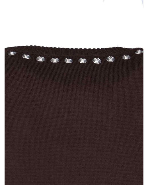 Coperni Purple 'Snap' Midi Dress
