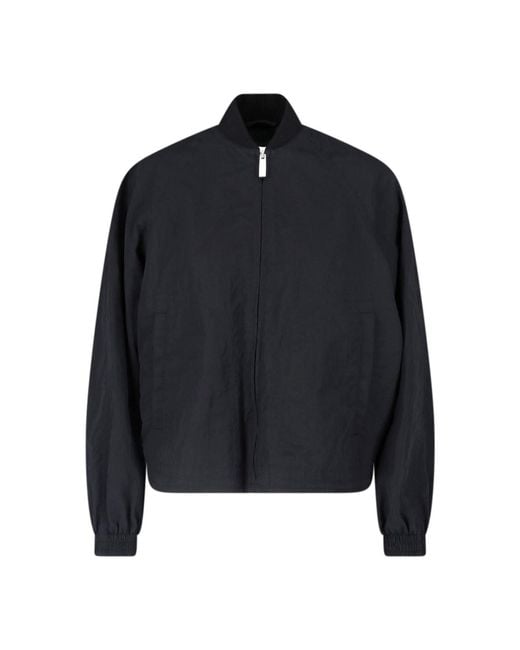 Laminar Black Zip Bomber Jacket