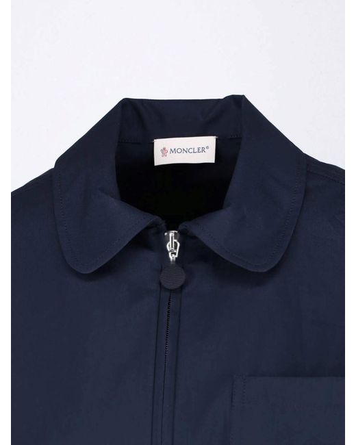 Moncler Blue Shirt Jacket