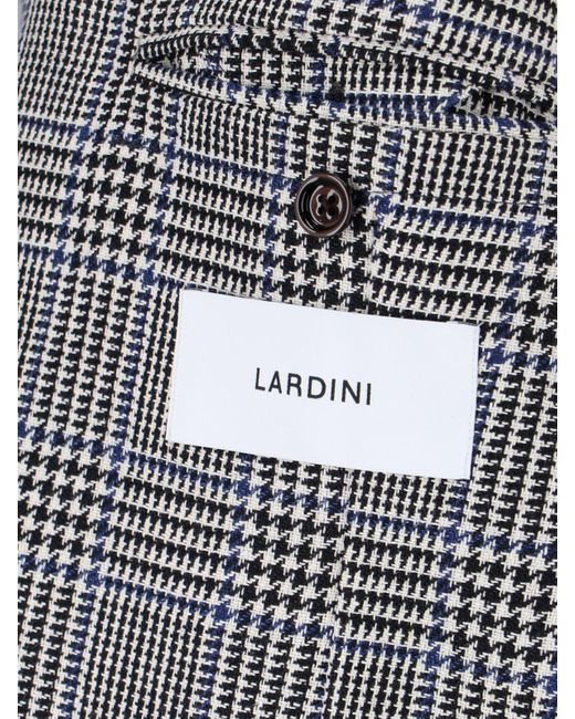 Lardini Gray Single-Breasted Blazer for men