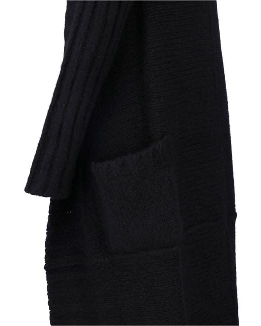 Rick Owens Black Long Cashmere Sweater