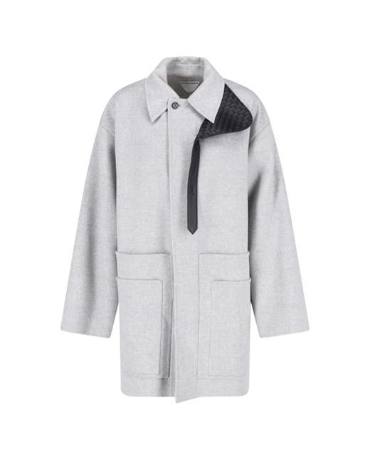 Bottega Veneta Gray Wool Blend Jacket