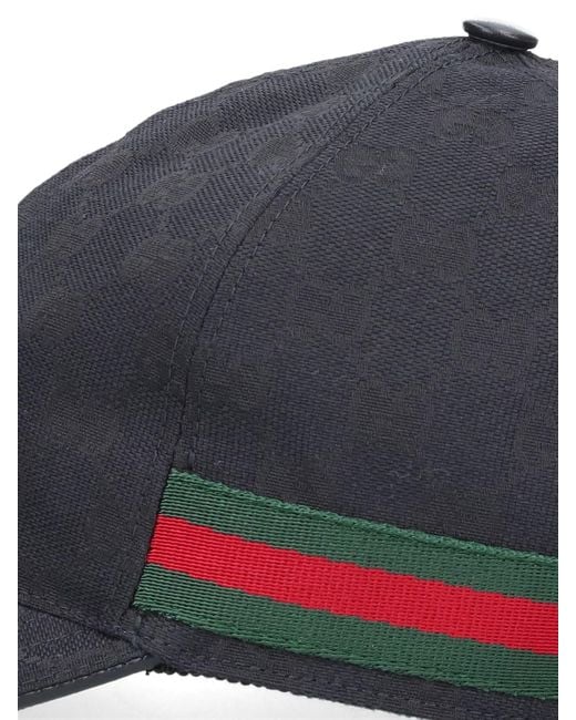 Gucci Blue Logo Baseball Hat for men