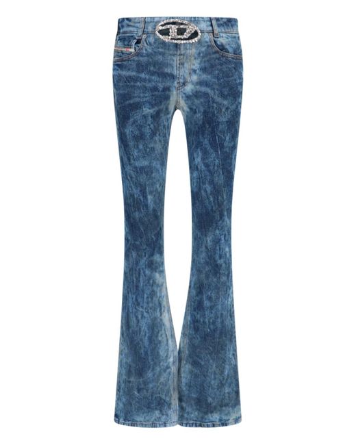 DIESEL Blue '1969 D-ebbey 0pgal' Flared Jeans